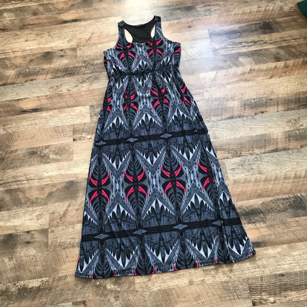 The Vintage Shop Geometric Maxi Dress